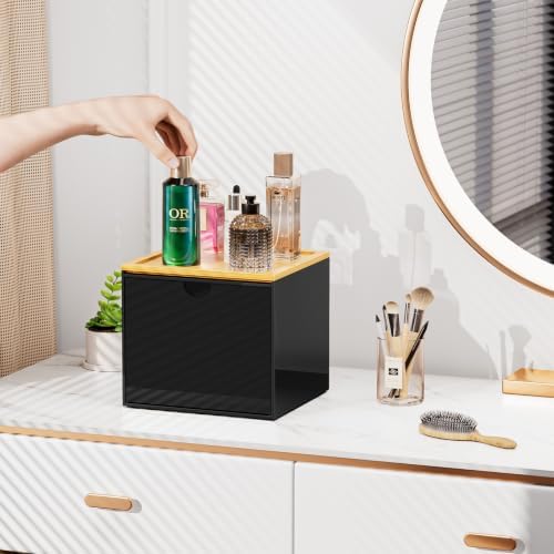 VITVITI Drawer Disposable Face Towel Holder Box, Acrylic Storage - Image 4