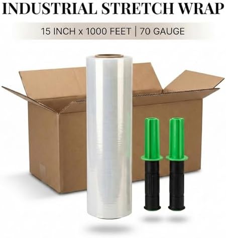 Stretch Film Wrap for Moving, 1 Pack 15 Inch x 1000ft 70 Gauge Clear - Image 4