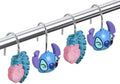 12-Piece Blue Cute Shower Curtain Hooks by CTOHN