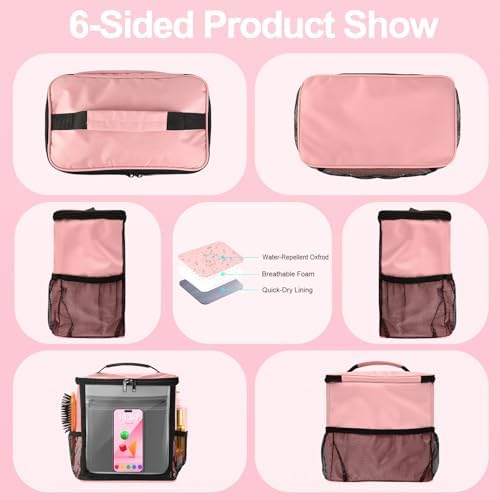Portable Hanging Shower Caddy, Large Capacity Travel Toiletry Bag - Image 6