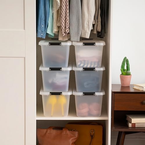 IRIS USA 6-Pack 13.5 Quart Clip Box - Image 3
