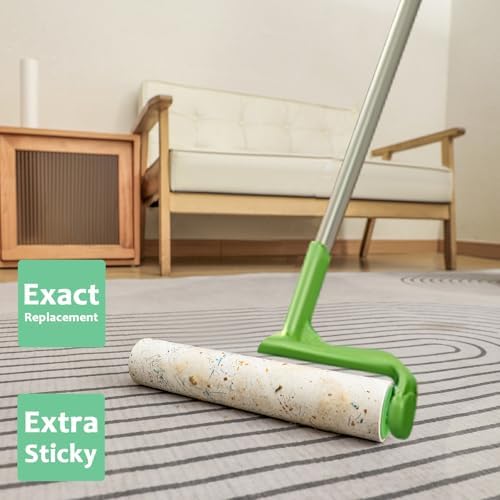 Large Lint Roller Refills 10 inch Wide Ultra Sticky Mega Roller Refills - Image 4