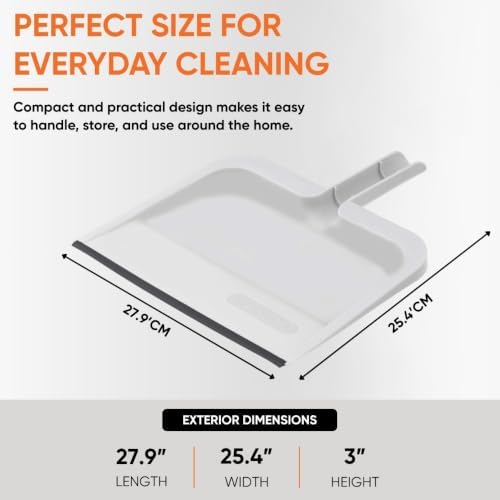 Superio Clip-On Dustpan with Rubber Lip - Image 2