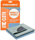 E-Cloth Kitchen Cleaning Cloth Kit, Reusable Washable Towels by E-Cloth