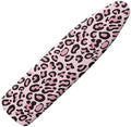 Pink Leopard Print Design Tabletop Ironing Board Cover and Pad Standard Ironing by Darisoco