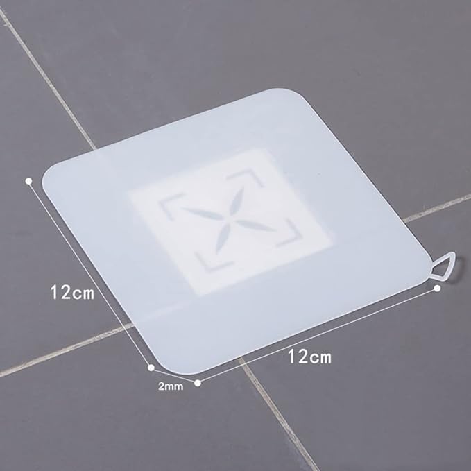 Silicone Tub Stopper Floor Drain Cover, 2 Pieces Sewer Anti-Odor Mat - Image 6
