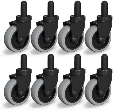 AAGUT Mop Bucket Replacement Casters 3" Set of 8 by AAGUT