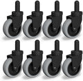 AAGUT Mop Bucket Replacement Casters 3" Set of 8 by AAGUT