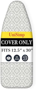 UniSimp Small Ironing Board Cover and Pad 12.5"x30" Small Iron Board Cover by UniSimp