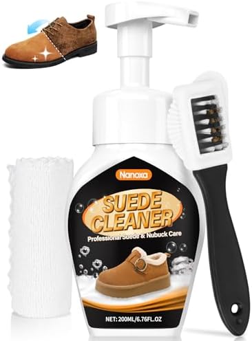 Suede Shoe Cleaner, No-Rinse Suede & Nubuck Cleaner Removes Dirt & Stains by Unknown