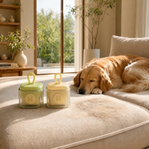 2 Pack Washable Lint Roller for Pet Hair, Reusable Sticky Silicone Gel Remover - Image 6