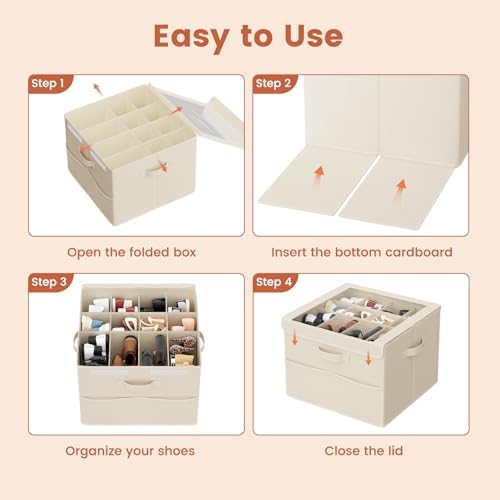 PHINOX Shoe Organizer for Closet, Fits up to 16-24 Pairs, 2 Pack - Image 6