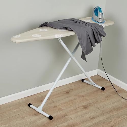 T-Leg Ironing Board with Cotton Cover, Steel Frame, Height Adjustable, - Image 2