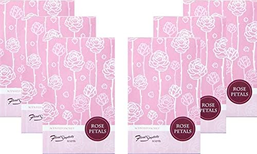 Rose Petals Scented Sachets Pack of 6, Spring and Summer by FloralSimplicity
