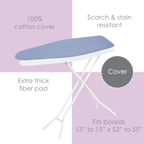 Ironing Board Cover and Pad, 100% Cotton - Image 4
