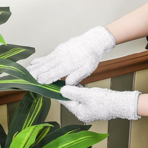 Patelai 3 Pairs Microfiber Dusting Gloves - Image 2