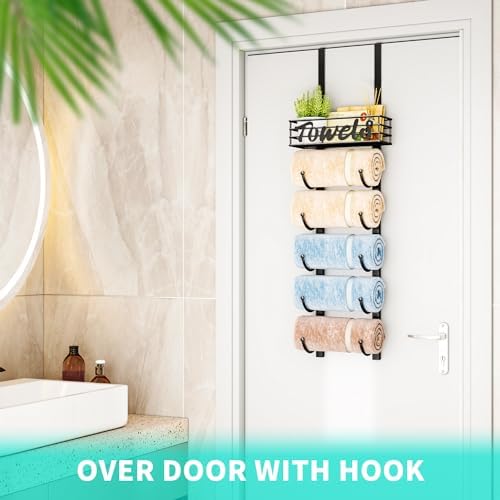 HapiRm Towel Racks for Bathroom Storage - Image 4