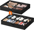 Lifewit Under Bed Shoe Storage Organizer 1 Pack, 4.3 Inches Profile Fabric by Lifewit