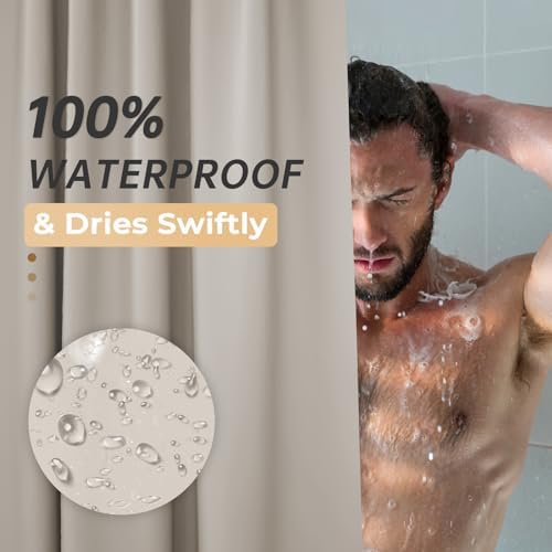 AmazerBath Thick PEVA Shower Curtain - Image 4