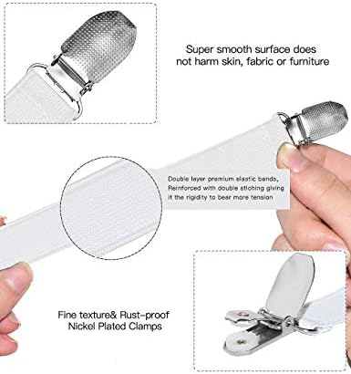 Goodtimes Ironing Board Cover Clips, Adjustable Ironing Board Pad Braces - Image 2