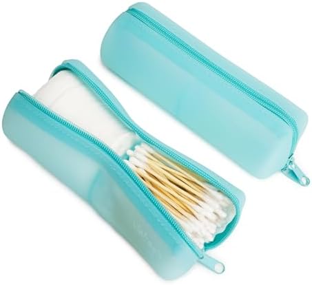 Cotton Round Swab Travel Case, 2-in-1 Beauty Organizer - Image 2