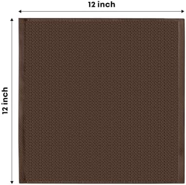 Artoid Mode 100% Cotton Beige Dark Coffee Brown Waffle Weave Kitchen Dish Cloths - Image 6
