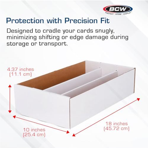 BCW Super Shoe Storage Box – 3 Pack | Cardboard Organizer - Image 3