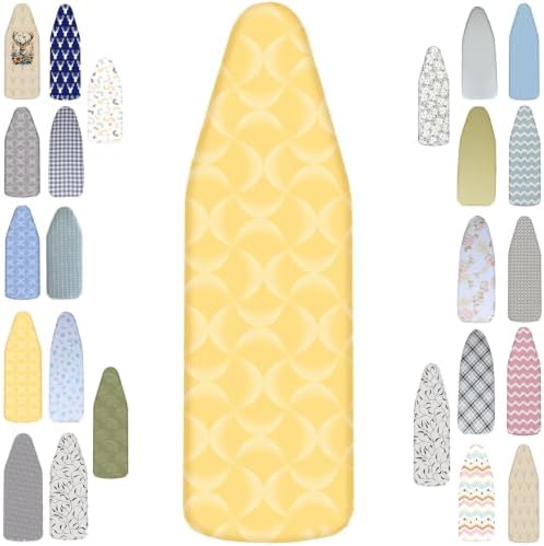 Insulated Mini Ironing Board Cover and Pad 11.8x35.4-15.7x43.3 Inch, 100% by Unknown