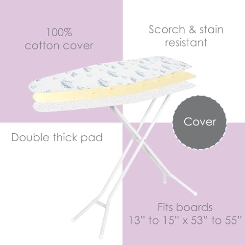 Ironing Board Cover and Pad, 100% Cotton - Image 4