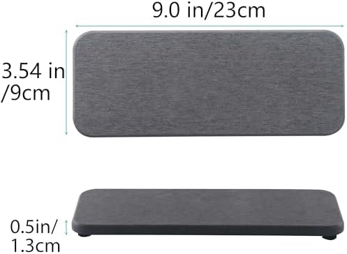 NiuYichee 2Pcs Stone Soap Trays Water Absorbing Diatomite Coaster - Image 3