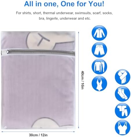 6 Pcs Laundry Bag, 12“x16”Mesh Laundry Bags - Image 2
