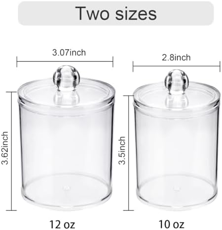 WEISHI 4 Pack Qtip Holder Dispenser - Image 2