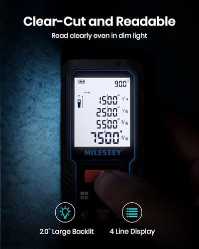 MILESEEY Laser Measure, Laser Measuring Tool - Image 6