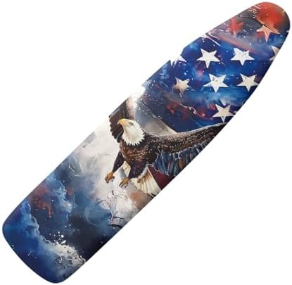 GLENLCWE American Flag Bold Eagle Ironing Board Cover, 54x15 inches, 4th of by GLENLCWE