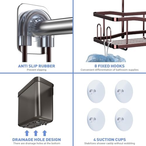 Hanging Shower Caddy Over Shower Head - Image 5