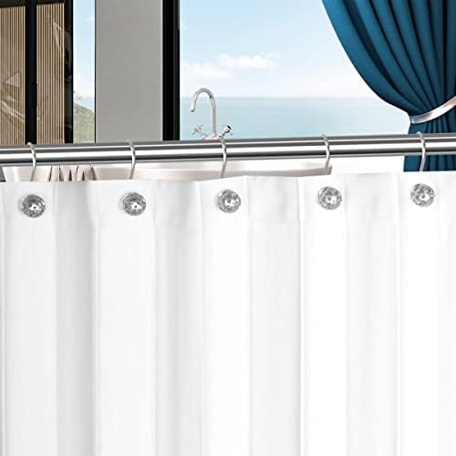 Gracelife 12Pcs Hollow Ball Shower Curtain Hooks Luxury Quality Rustproof - Image 6