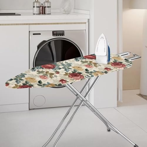 Vintage Rose Ironing Board Padded Cover Dust Covers Stretchable Iron Board - Image 2