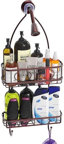 Simple Houseware Bathroom Hanging Shower Head Caddy Organizer - Image 2