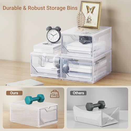BROVIEW XX-Large Shoe Sneaker Storage Boxes - Image 5