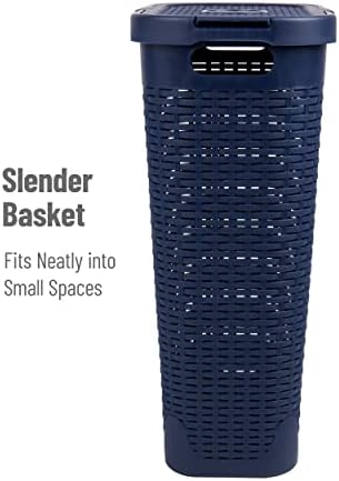 Mind Reader Slim Laundry Hamper - Image 6