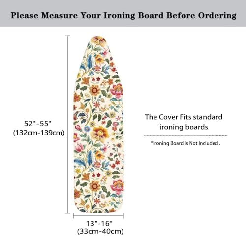 Floral Tabletop Ironing Board Cover and Pad Soft Standard Ironing Board - Image 5