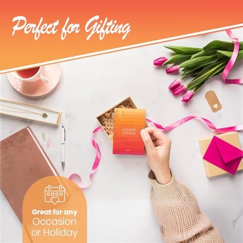 Brooklyn Fragrance Co. Water Color Sachet Bags – Sunset Citrus Scented Pouches - Image 5