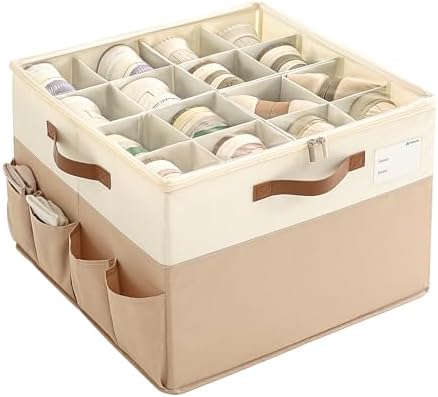Varhomax Shoe Organizer Box for Closet, Fabric Shoe Storage Bin by Varhomax
