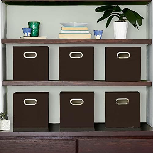 Household Essentials Fabric Storage Bins in Strong Poly‑Woven Fabric - Image 3