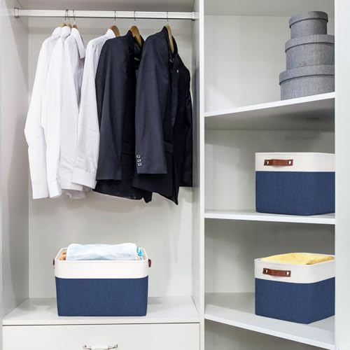 Bagnizer Storage Bins Large Fabric Storage Baskets - Image 2