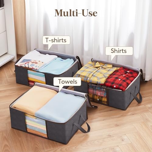 Lifewit 8 Pack 35L Clothes Storage Bins - Image 6
