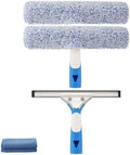 Mitclear Window Cleaning Kit 10IN Squeegee & Scrubber by Mitclear