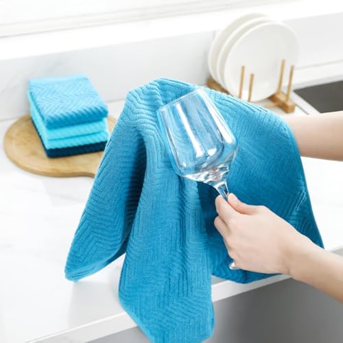 100% Cotton Kitchen Towels and Dishcloths Set - Image 5