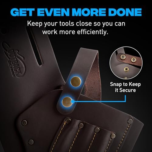 OX Tools Leather Tool Holsters & Pouches – Hammer, Tape Measure, Utility & - Image 4