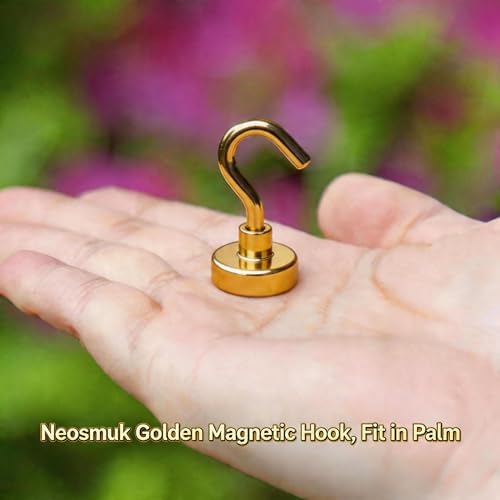 Neosmuk Magnetic Hooks, 30lb Heavy Duty, 10 Pack - Image 2
